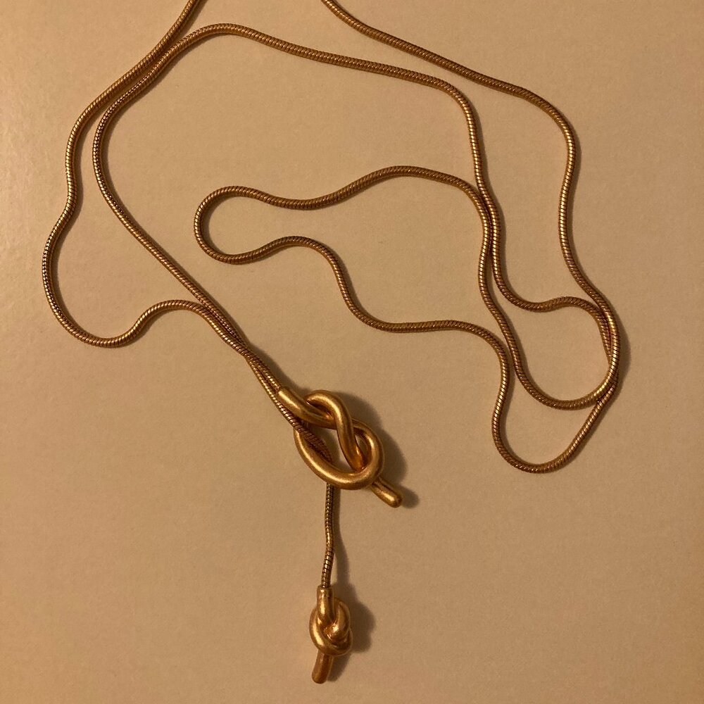 Madewell knot necklace